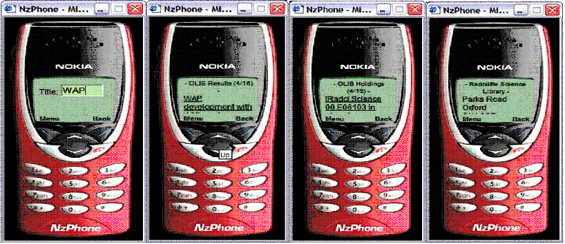 Figure 6 - WAP to Z39.50 Gateway