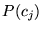 $ P(c_j)$