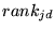 $ rank_{jd}$