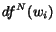 $df^N(w_i)$