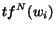 $tf^N(w_i)$