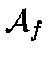 ${\cal A}_f$