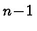 $n\!-\!1$