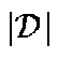 $\vert{\cal D}\vert$