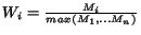 $ W_i$
