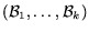 $({\cal B}_1,\ldots,{\cal B}_k)$