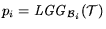 $p_i = {\it LGG}_{{\cal B}_i}({\cal T})$