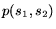 $p(s_1,s_2)$