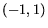 $(-1, 1)$
