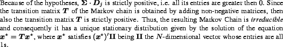 \begin{Proof}
Because of the hypotheses, $\mathbf{\Sigma} \cdot \mbox{\boldmath$...
...math$\amalg$}$\ the
$N$-dimensional vector whose entries are all 1s.
\end{Proof}