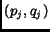 $(p_j, q_j)$