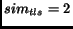 $sim_{tls}=2$