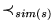 $\prec_{sim(s)}$