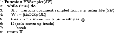 \begin{figure} \begin{center} \small \begin{tabular}{l} &nbsp;1:&nbsp;\textbf{Functio... ... &nbsp;8:&nbsp;&nbsp;&nbsp;return $\mathbf{X}$ \ \end{tabular} \end{center} \end{figure}