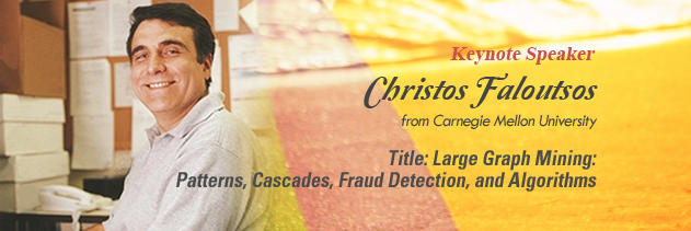 Prof. Christos Faloutsos from Carnegie Mellon University