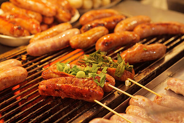 Grilled sausage