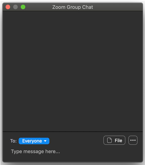 Zoom Group Chat