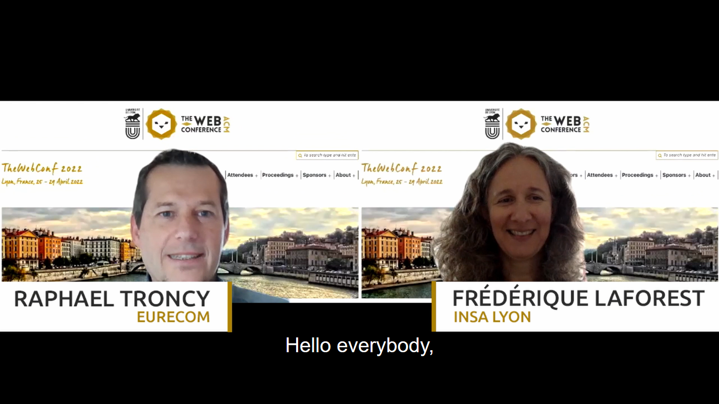 General chairs presentation